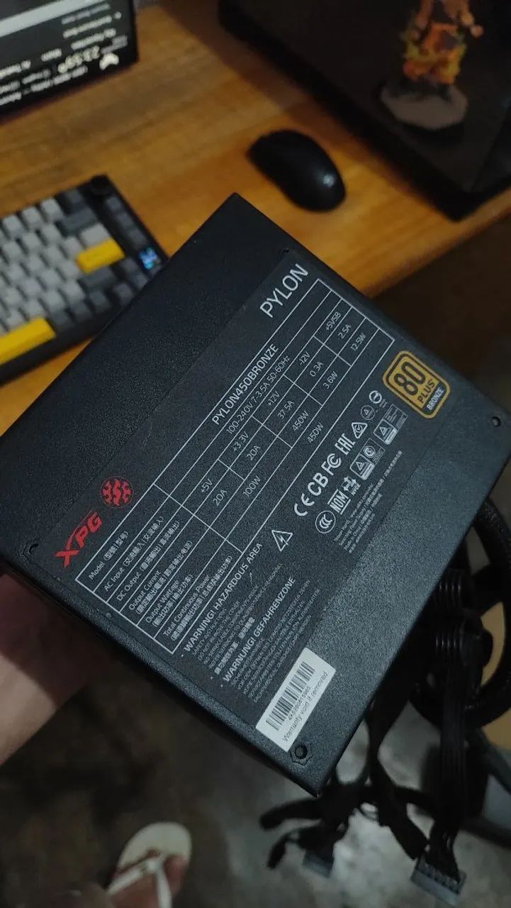 FONTE XPG PYLON BRONZE 450W - Foto 2
