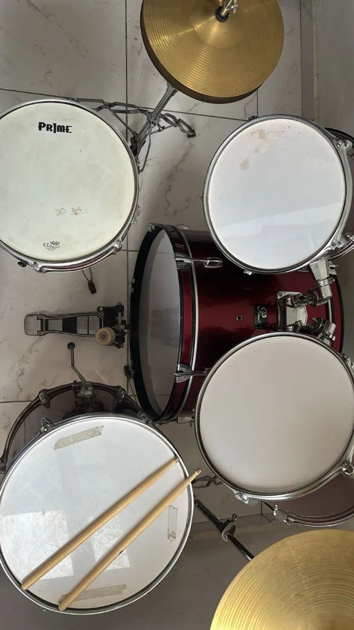 Bateria Planet Bless Completa + Pratos e Ferragens - Pronta para Tocar - Foto 2