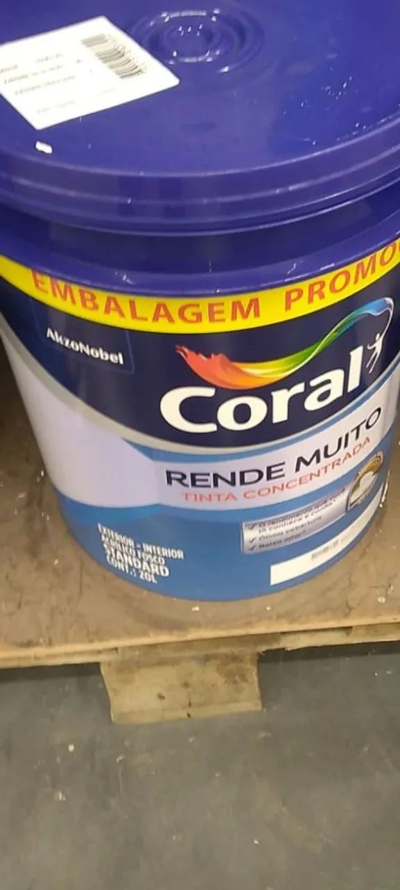 2 baldes Tinta coral rende muito 20 litros  - Foto 2