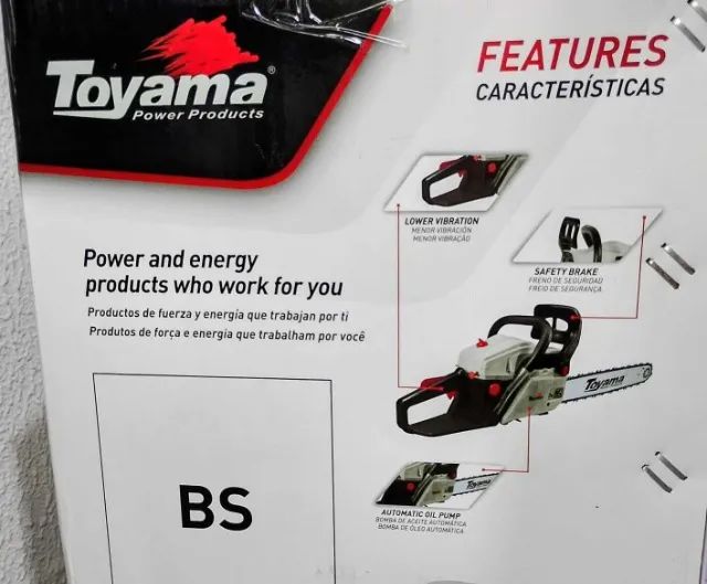 Motosserra Toyama TCS58H 54cc - Nova, lacrada - Oportunidade