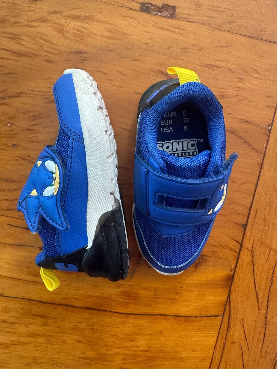 Tênis Sonic infantil original tamanho 21 bra/ 6 usa - Foto 5