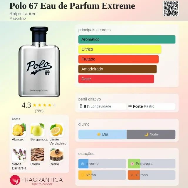 PerfuPerfume Polo 67 Ralph Lauren Eau de Parfum Extreme 125ml - Foto 5