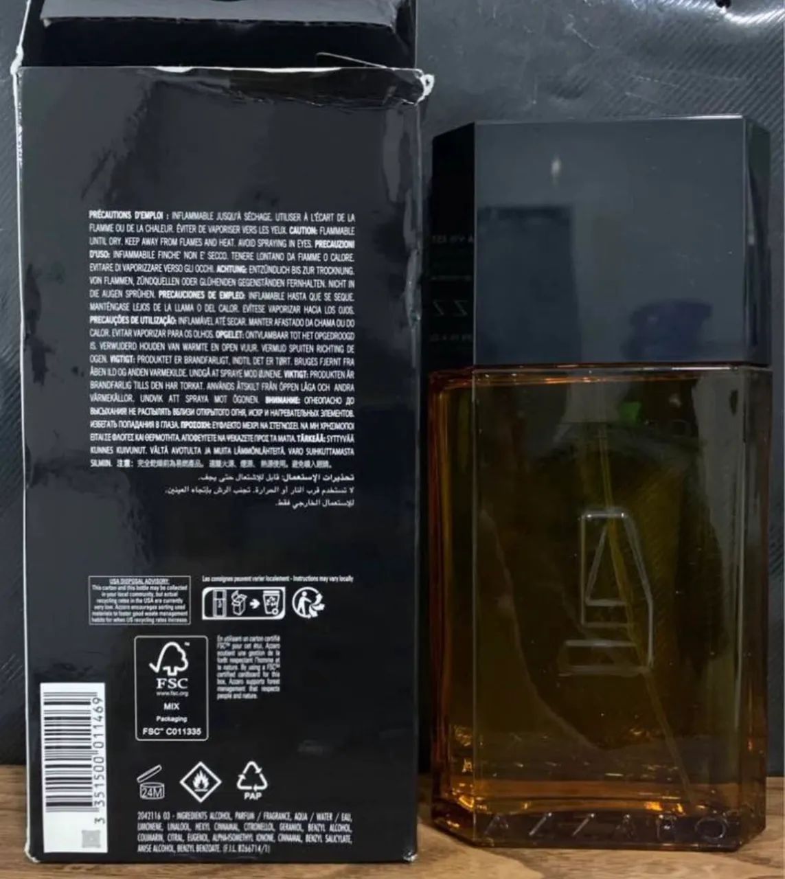 Perfume Azzaro 200ml Eau de Toilette Masculino Original - Foto 2