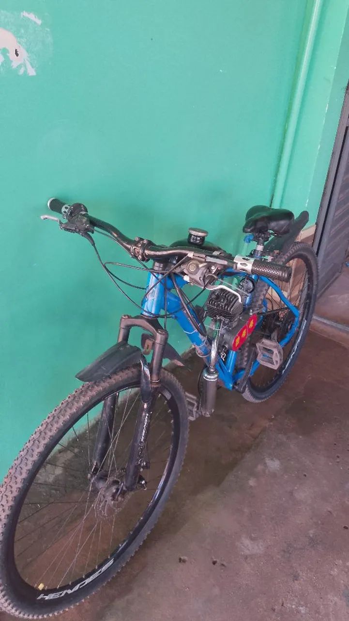 OPORTUNIDADE -BICICLETA MOTORIZADA 80CC - Foto 3