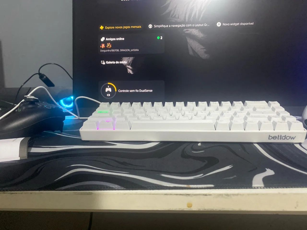 Teclado mecânico rgb 68% - Foto 2