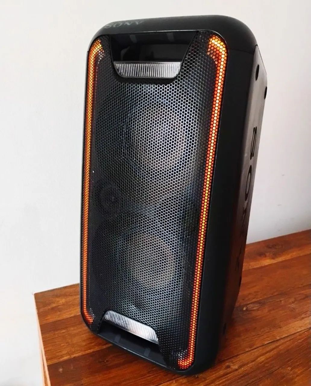 Caixa de som Sony Bluetooth Leds excelente estado 200w - Foto 2