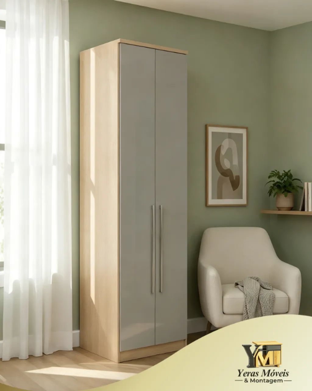 Guarda roupa 2 portas
