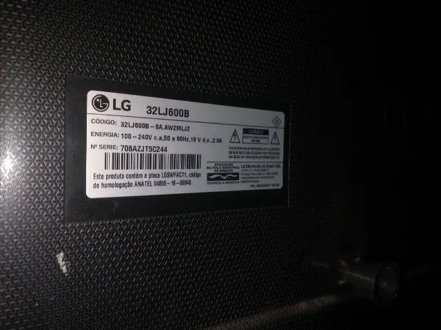 TV COMPLETA COM TELA QUEIMADA 32LJ600B LG