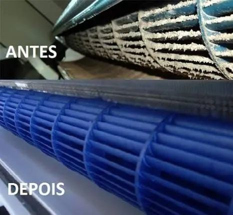 Limpeza de ar condicionado 