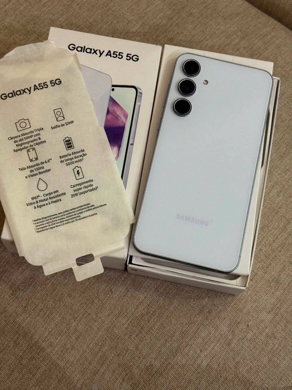 Samsung A55 5G  - Todo original  - Avalio trocas e aceito cartão  - Foto 4