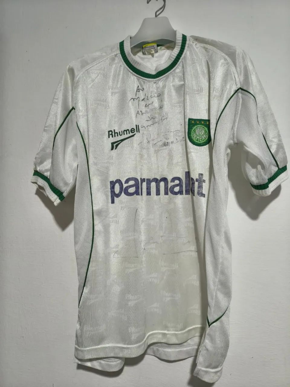 Camisa do Palmeiras autografada 
