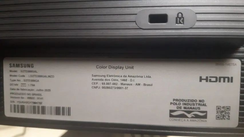 Monitor Samsung 27 Polegadas Seminovo - Foto 2
