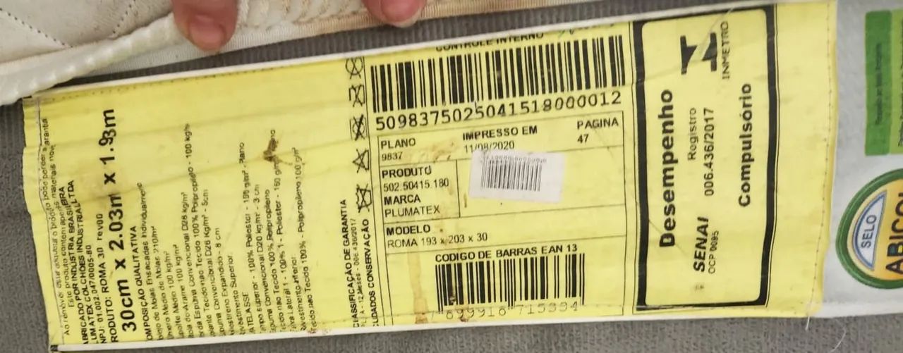 Cama box king size em bom estado - Foto 3