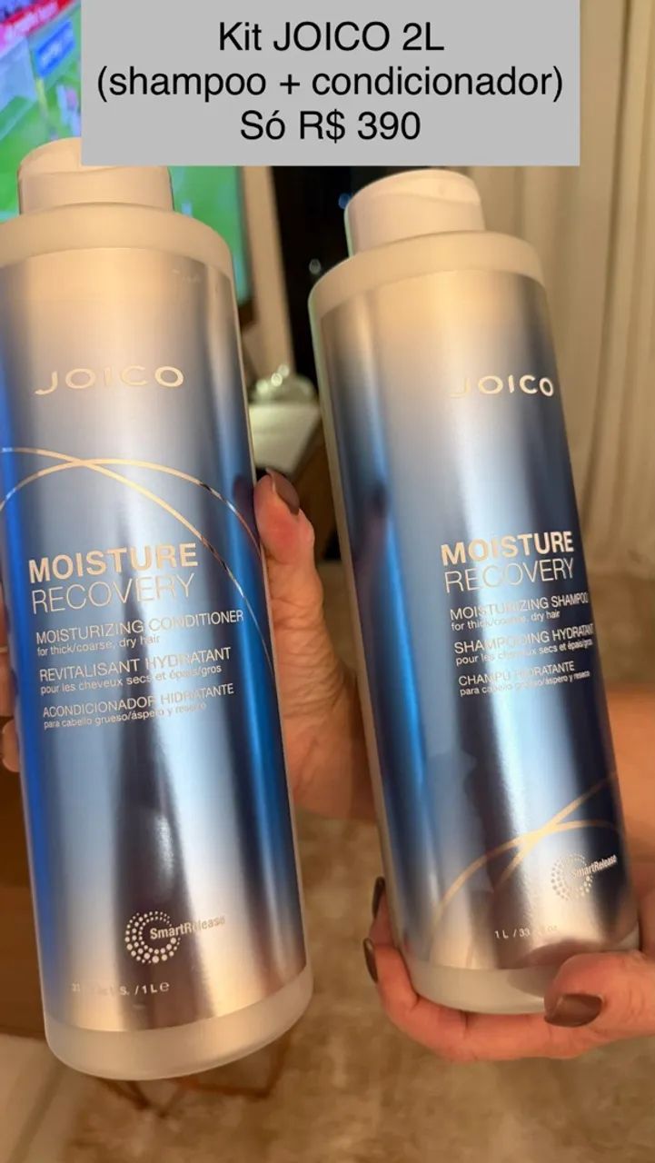 Kit shampoo e condicionador Moisture Recovery
