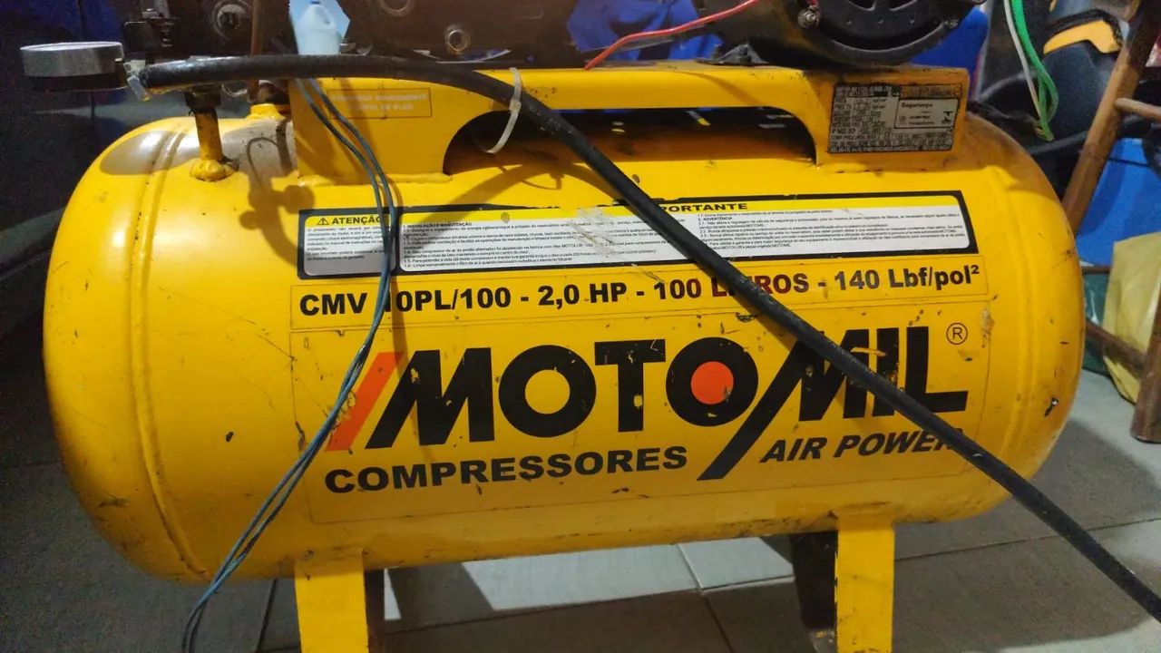 Compressor motomil 100 litros 