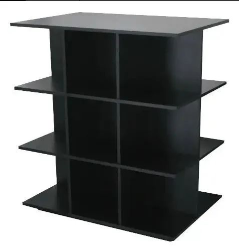 Balcão Central Com Nichos Para Loja Comércio Cor Preto - Foto 2