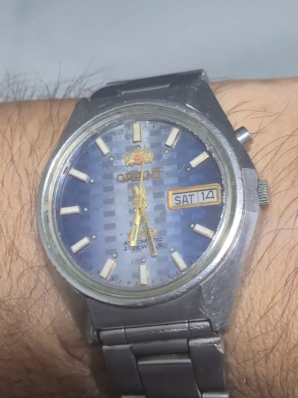 Relógio ORIENT 3 ESTRELA AUTOMÁTICO AZUL DEGRADÊ   -   TODO REVISADO - Foto 2