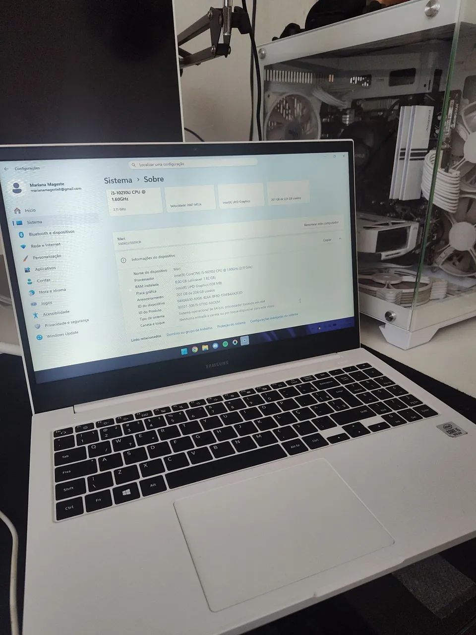 Notebook Samsung i5 novinho