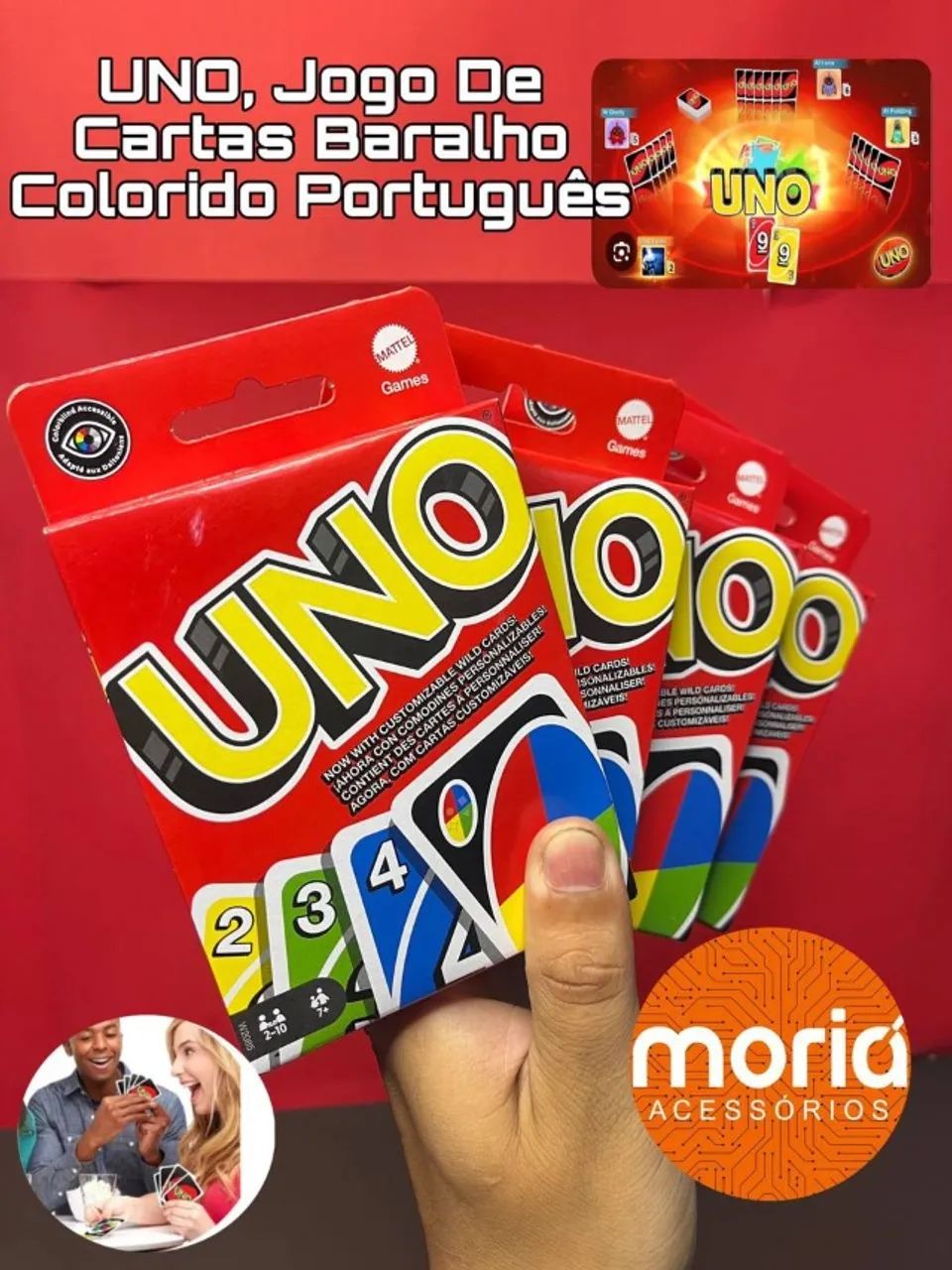 Jogo De Cartas Uno Clássico Uno Original - Foto 2
