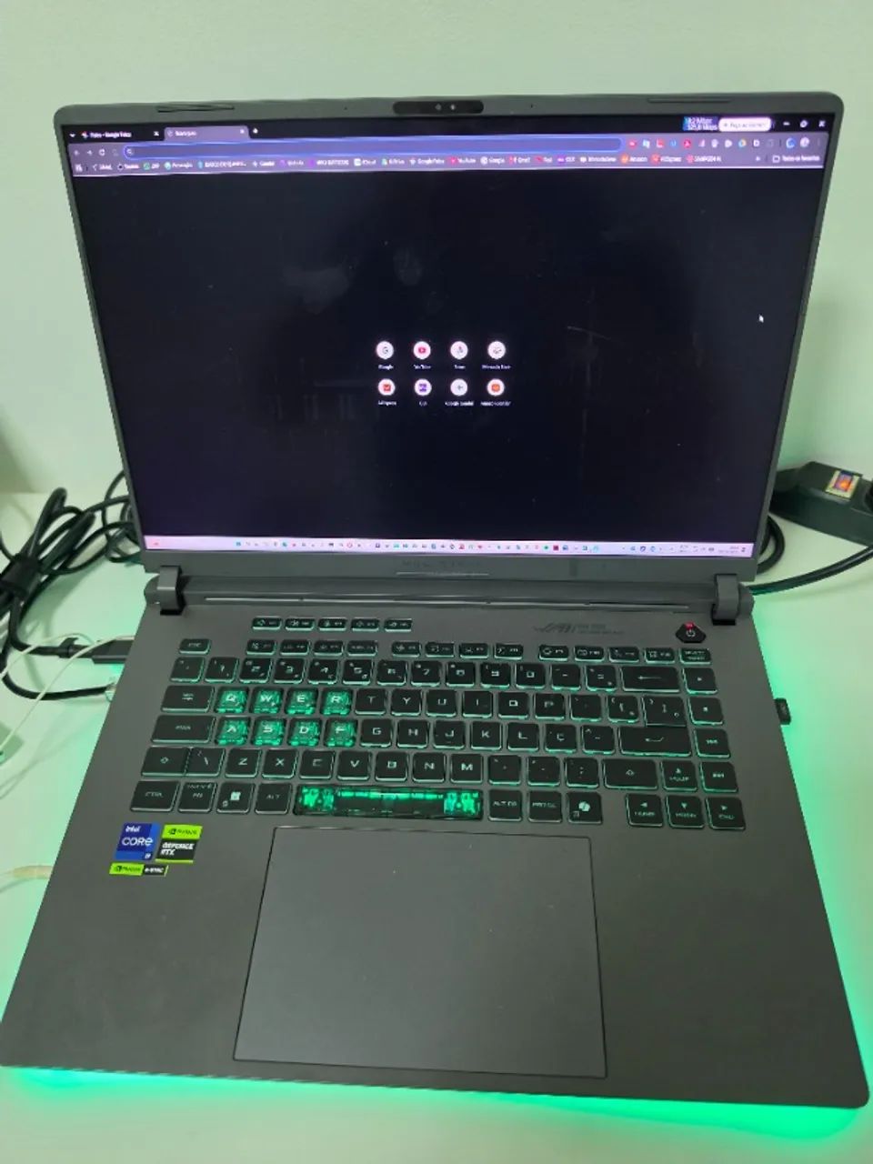 Notebook Gamer Rog Strix Rtx 5070 Core I9 32gb 1tb Ssd + Mouse Gamer Logitech G903