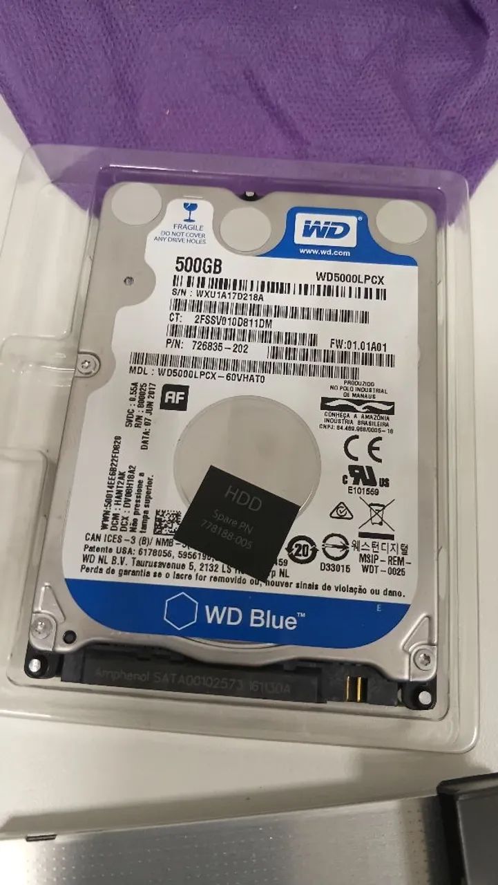 HD 500gb wd blue