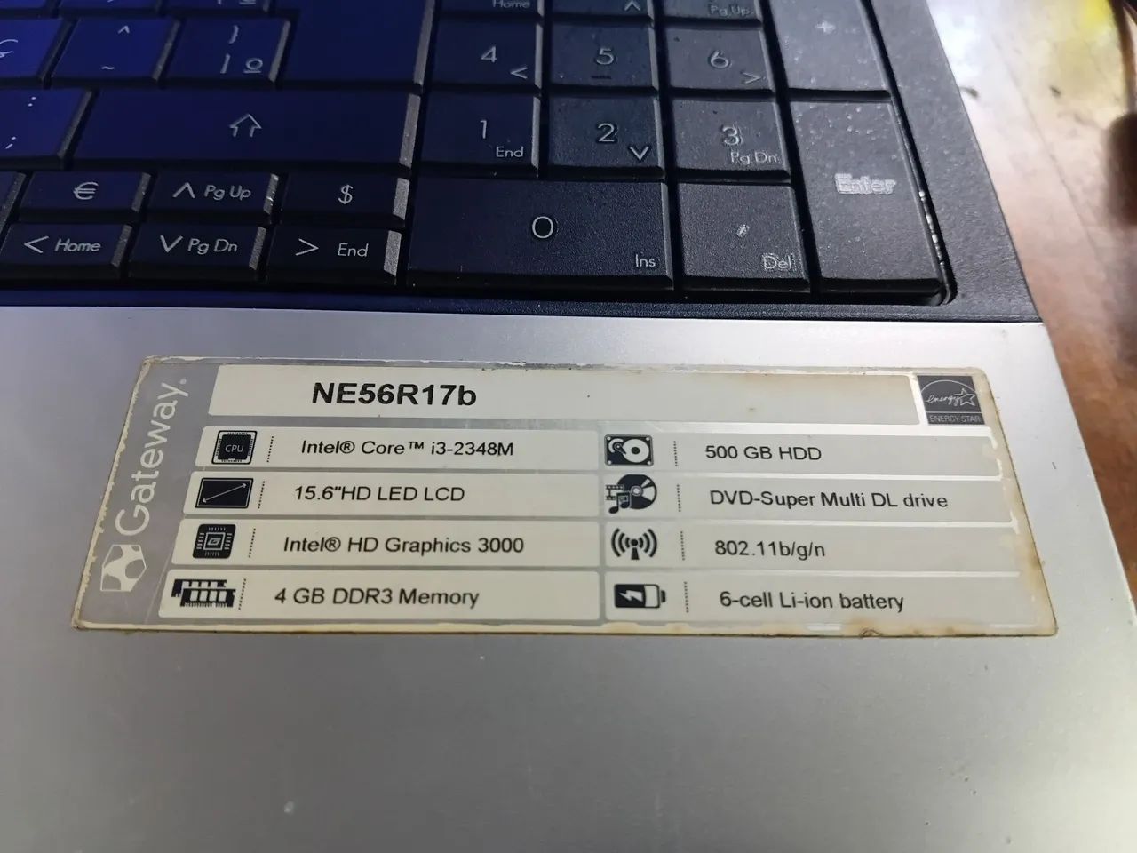 Notebook Gateway Acer NE56R17B - Foto 2