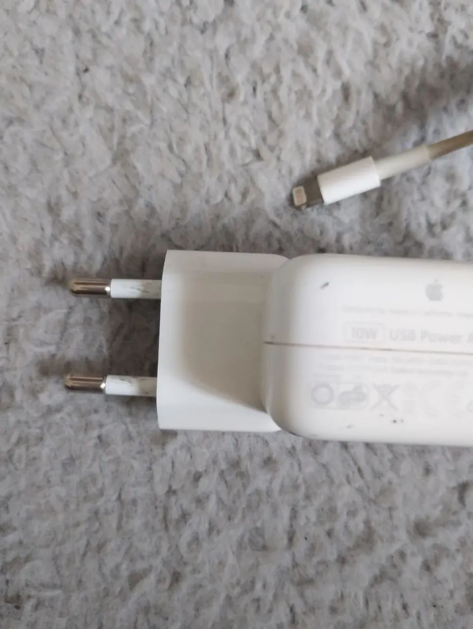 Carregador 10w original da Apple entrada lightning. - Foto 5