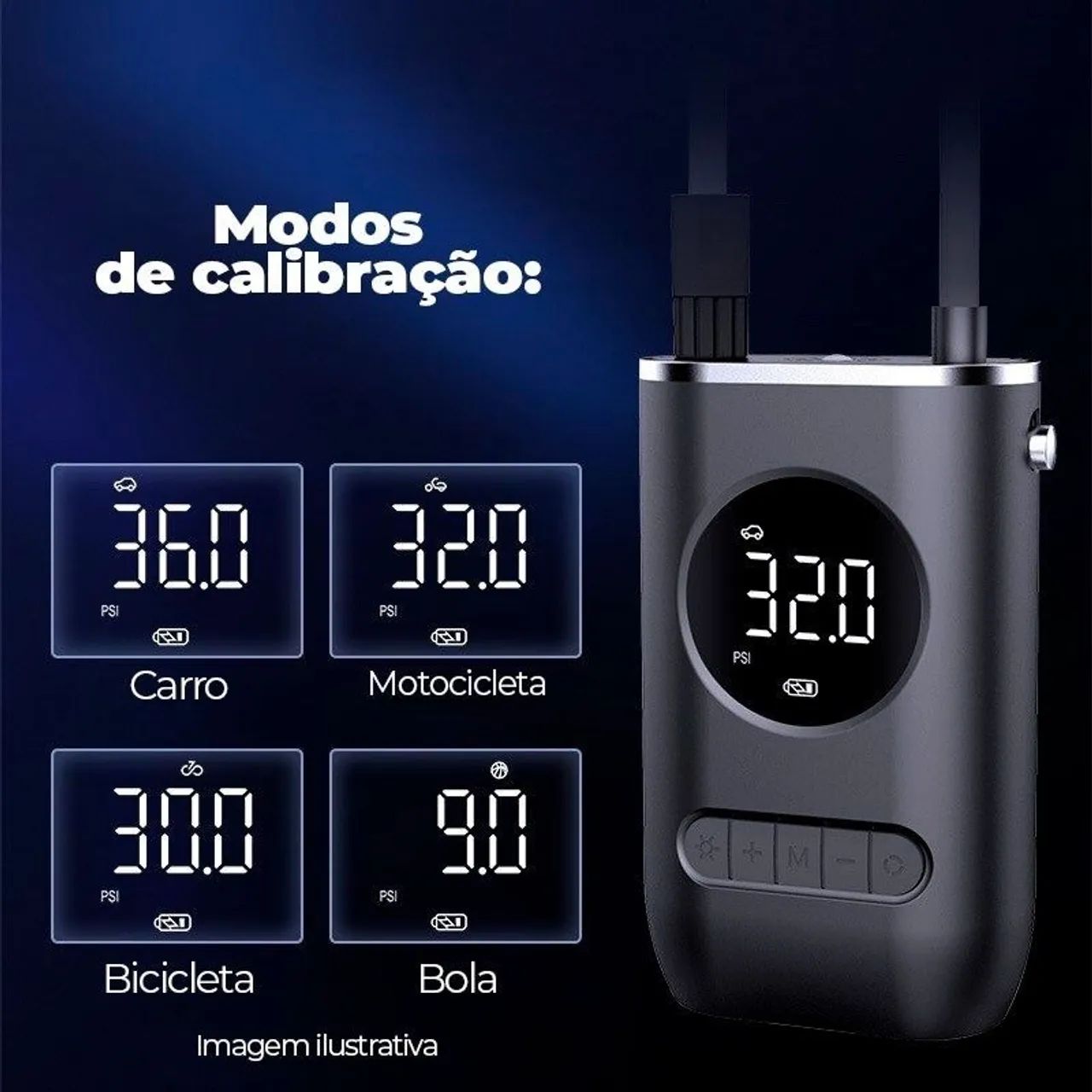 Bomba de ar elétrica 
