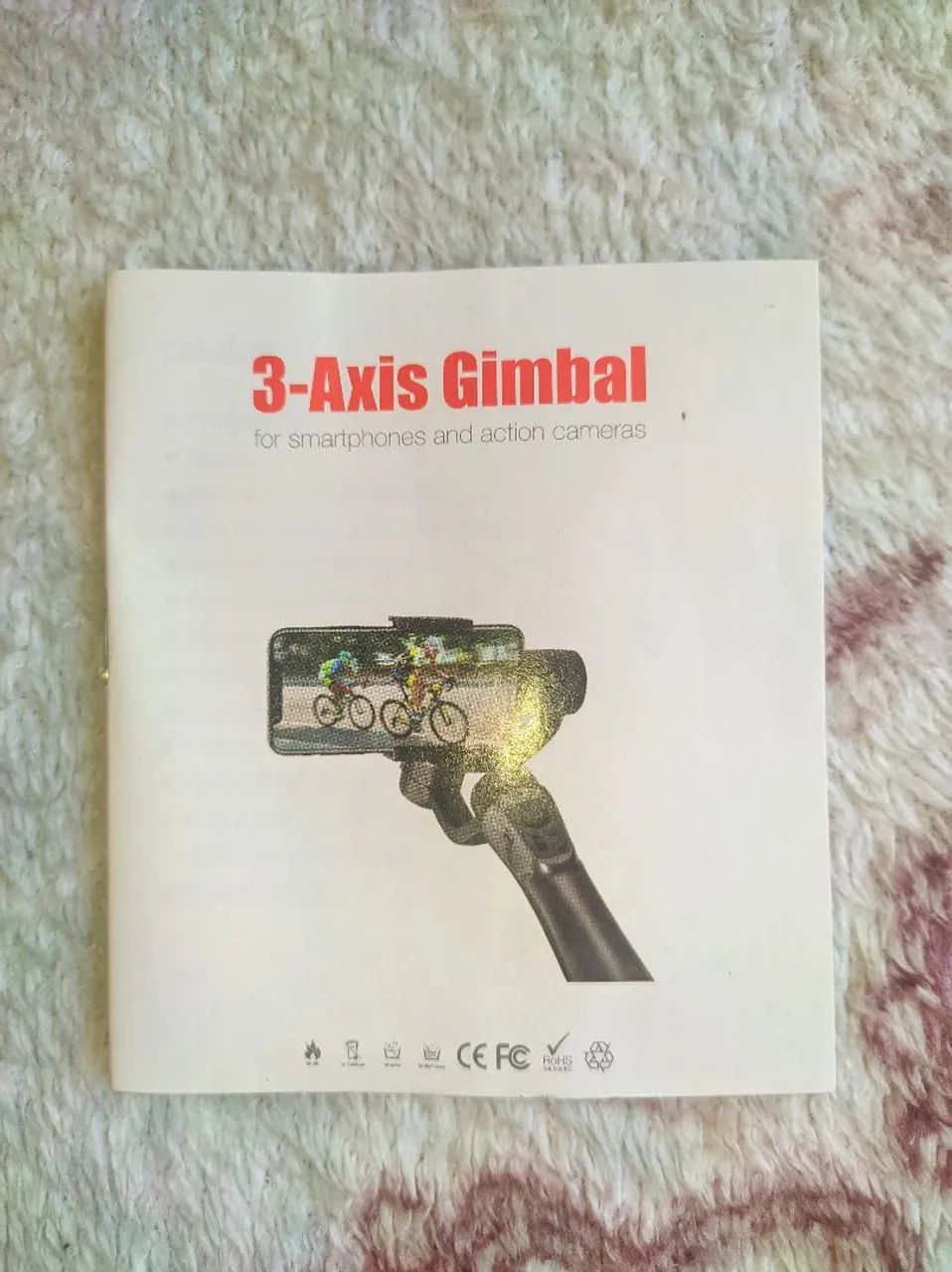 Gimbal Estabilizador 3 Eixos para Celular + Case e Tripé - Foto 5