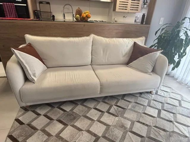 Sofá organico da Rio Decor - Off White 2,10m