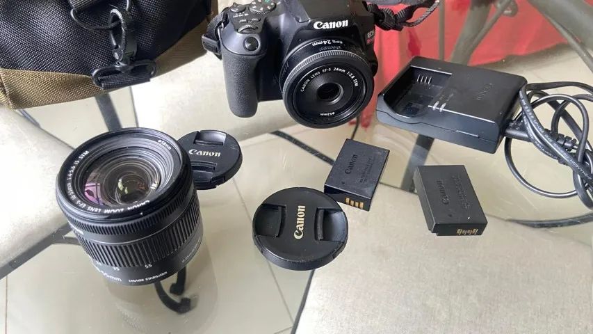[VENDO] Kit Completo Câmera Canon SL3 (Semi-nova, estado de zero!) - Foto 2
