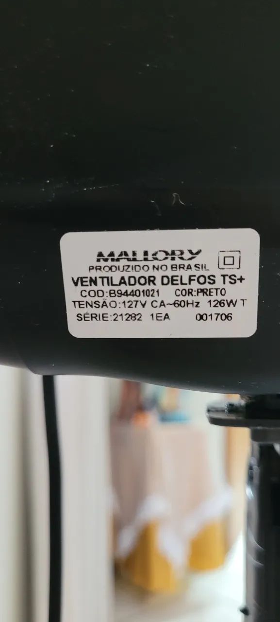 Grade Ventilador Mallory Delfos TS+ - Foto 2