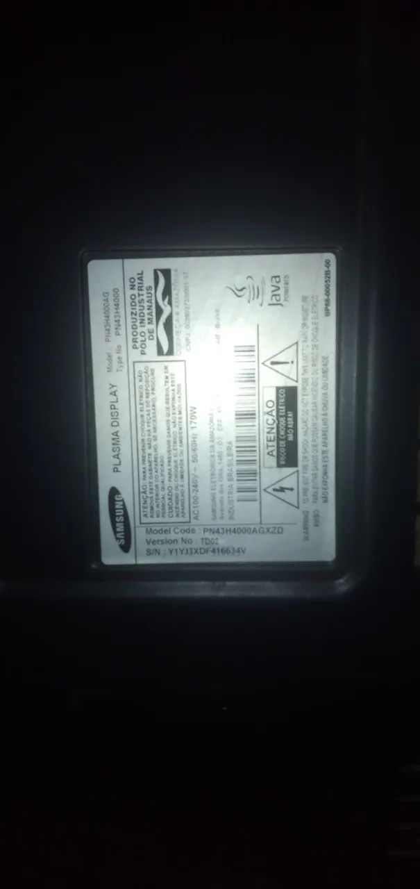 tv samsung 43 polegadas  OBSERVAÇÃO TELA QUEBRADA  - Foto 3