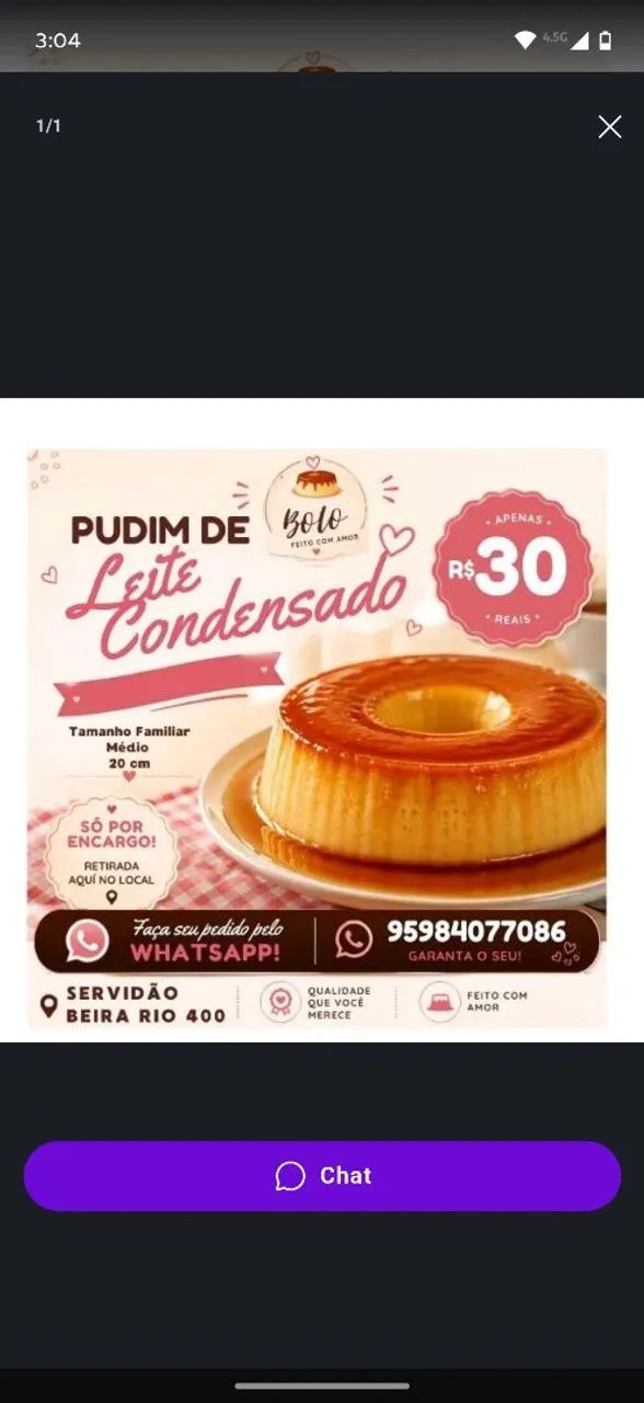Pudim de leite condensado