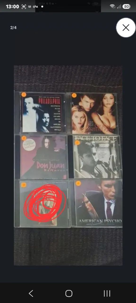 Cds de trilhas sonoras de filmes. Mínimo 2 - Foto 2