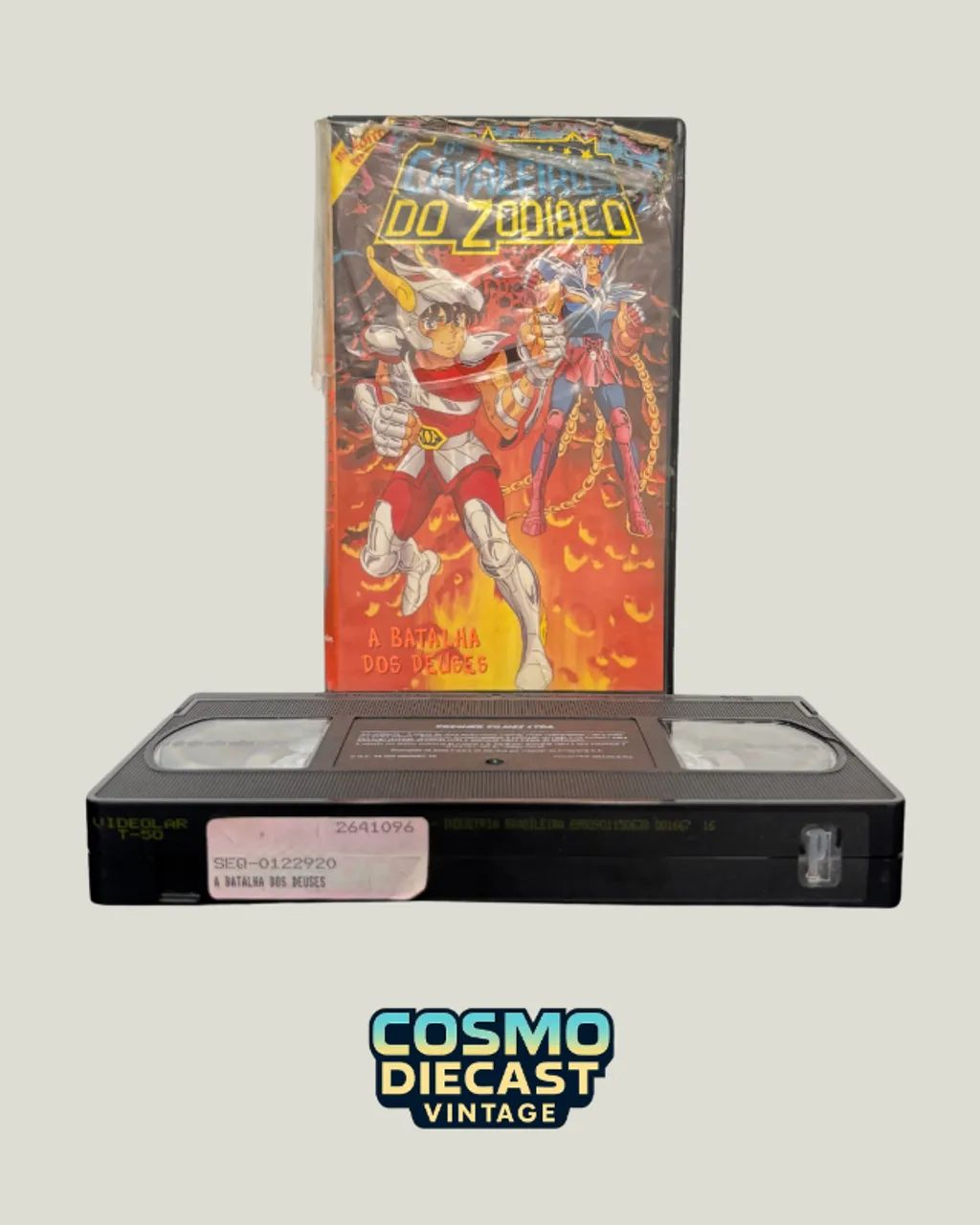 Cavaleiros do Zodíaco - VHS A batalha dos deuses - DVD, Blu-Ray e