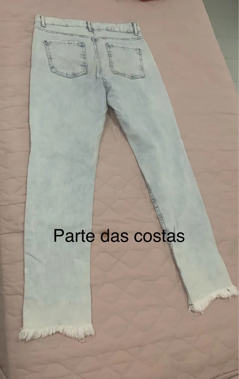 Calça jeans usada marca Marisa, tam. 40 - Foto 2