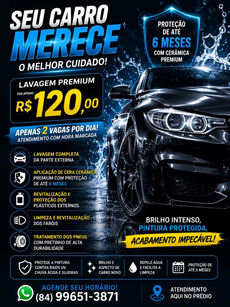 Lavagem especial 