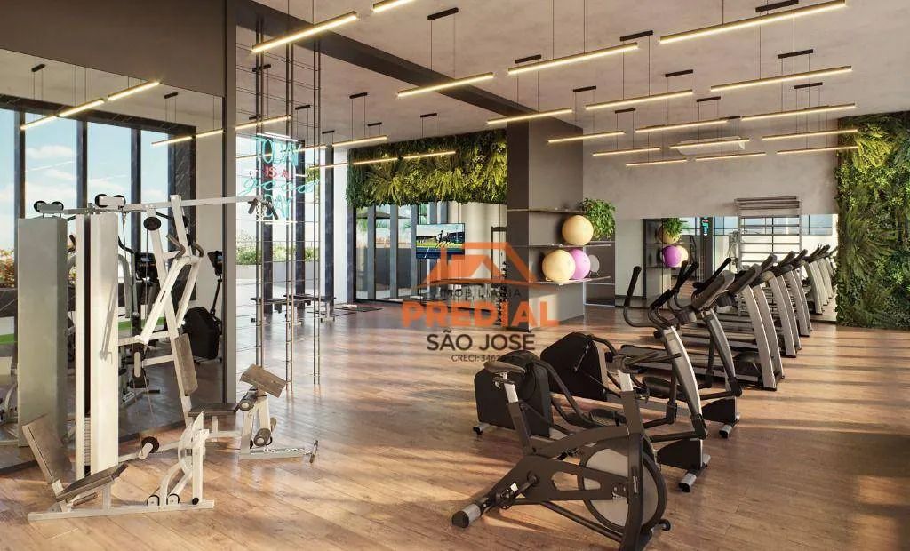 Sala comercial de 44,83 m² com 2 banheiros, varanda e vagas rotativas no Edifício Quadria  - Foto 3