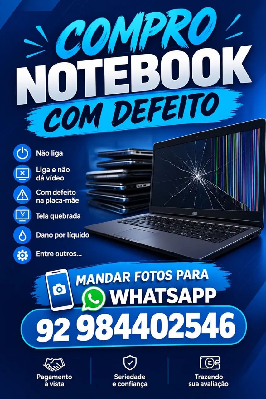 Notebook Defeito