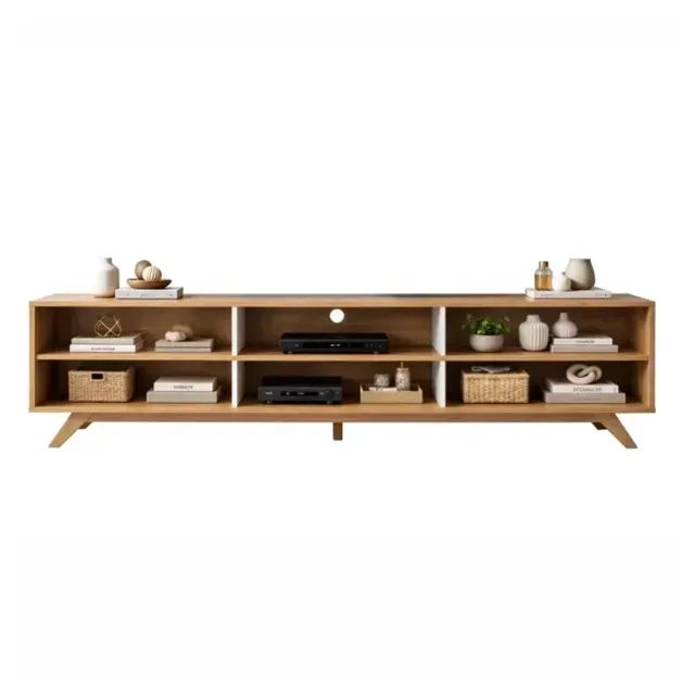 Rack Home Diplomata Cinamomo/Off White Valdemóveis - Entrega Rápida!  - Foto 2