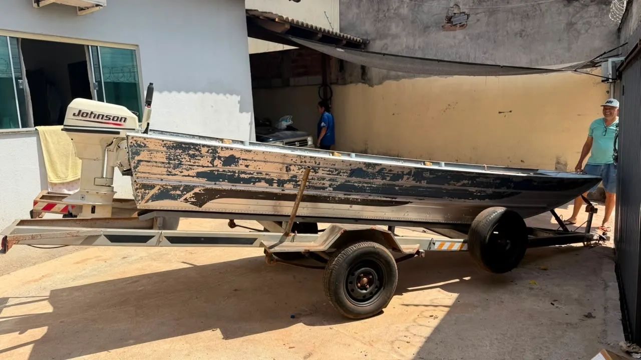 Vendo canoa e motor - Foto 2