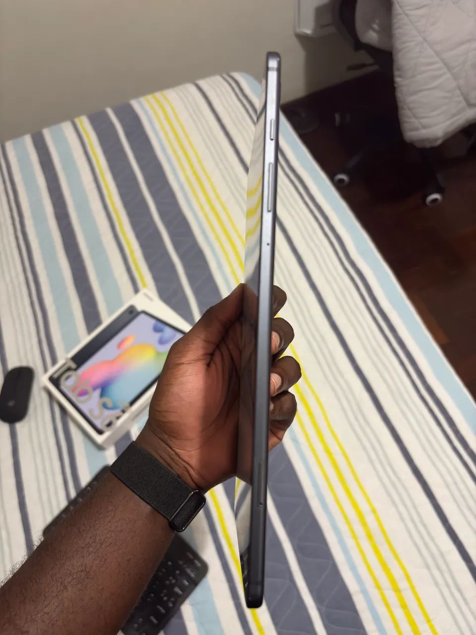 Galaxy Tab S6 Lite- COMPLETO E IMPECÁVEL - Foto 4