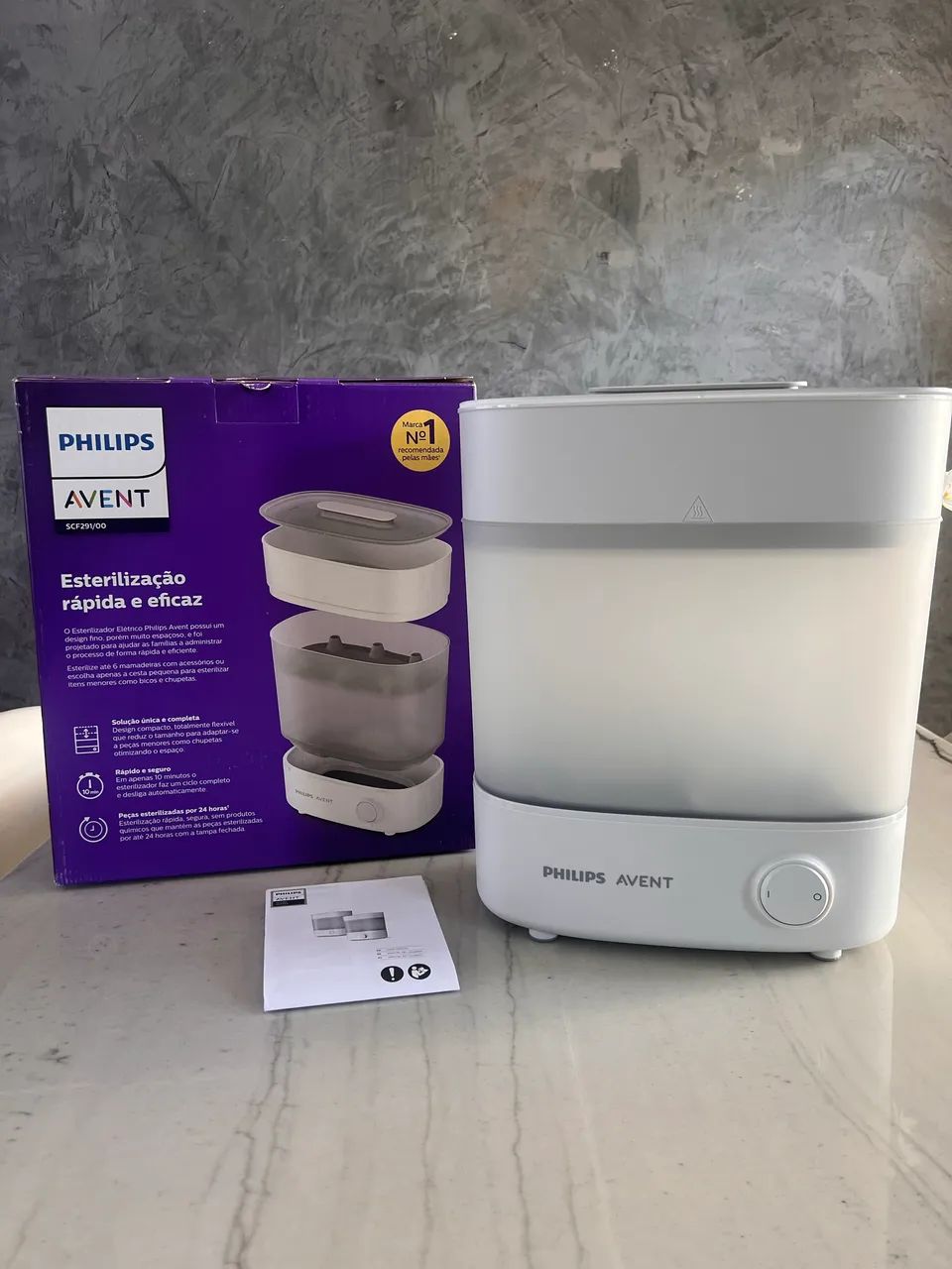 Esterilizador elétrico avent 