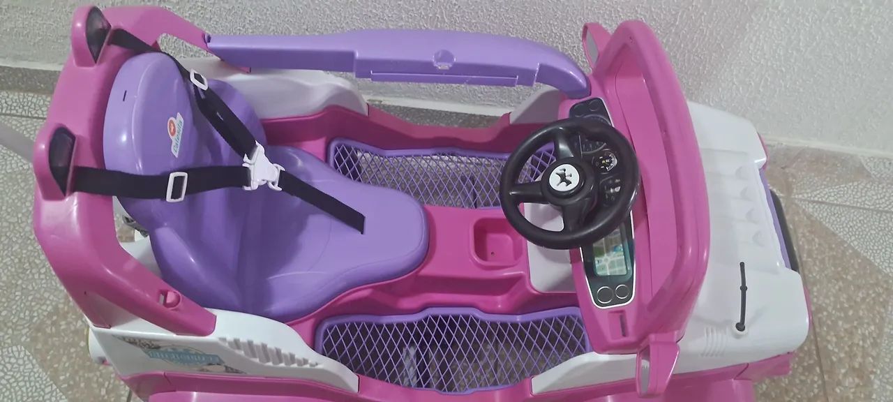 Jeep infantil com pedal e proteções  - Foto 2