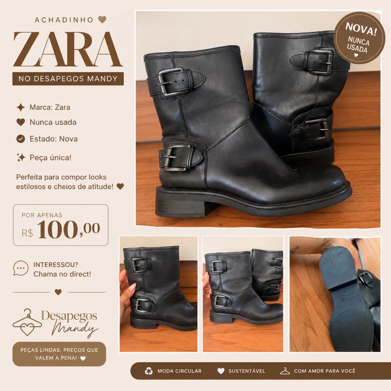 Bota Zara  - Foto 4