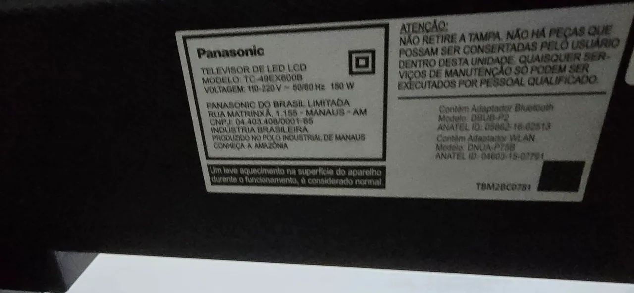 TV 49 polegadas Panasonic para retirar peças  - Foto 2