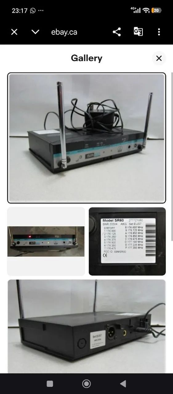 Receptor de microfone sem fio com lapela 