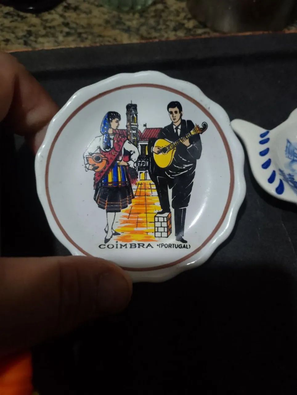 Peças de porcelana antiga