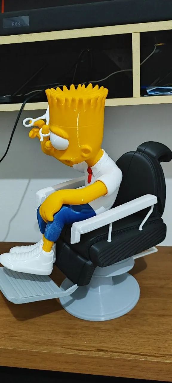 Boneco Bart Barbeiro 39cm - Foto 2
